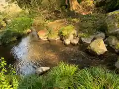 塩原八幡宮の庭園