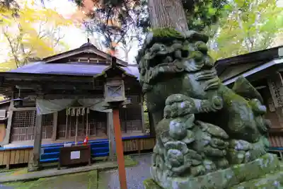 隠津島神社の狛犬