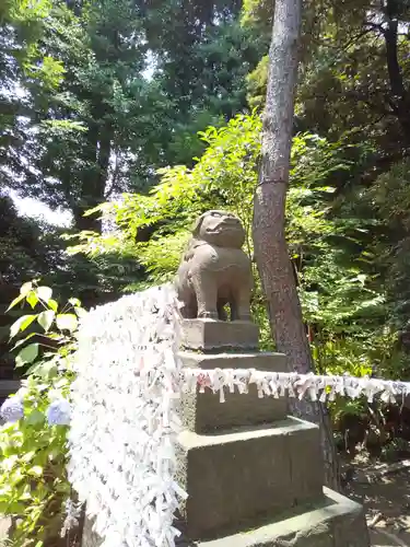 御田八幡神社の狛犬