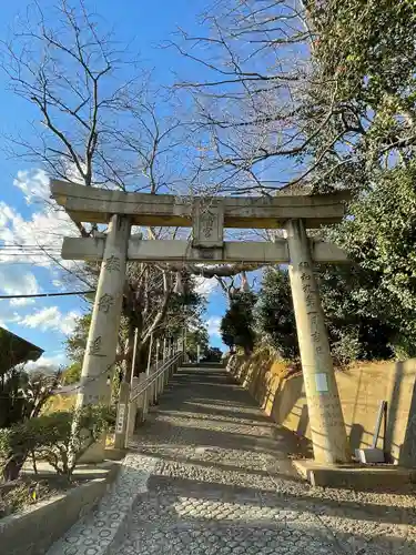 田の首八幡宮の鳥居