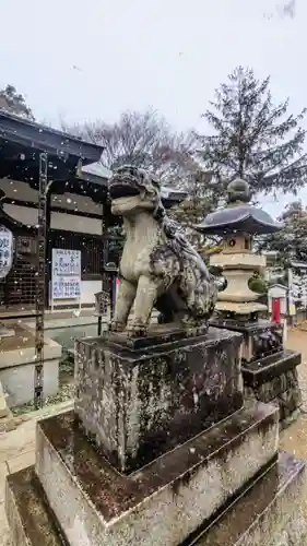登渡神社の狛犬