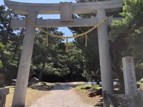 海神神社の鳥居