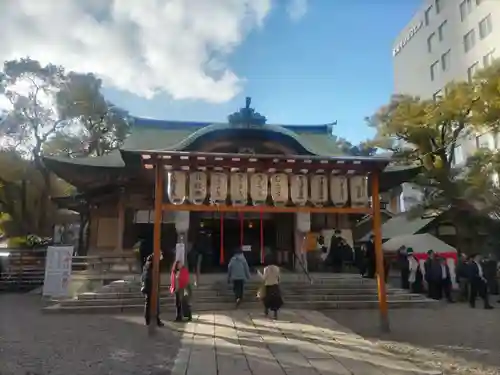 坐摩神社の本殿・本堂