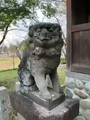 神明社（西島）の狛犬