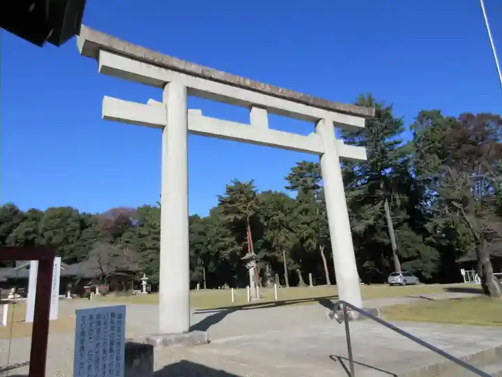 群馬県護国神社の鳥居