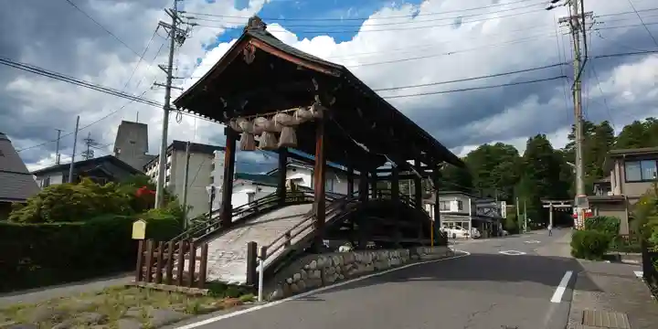 諏訪大社下社春宮の周辺