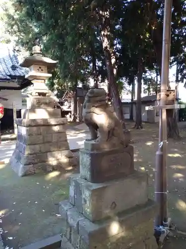 中村八幡神社の狛犬