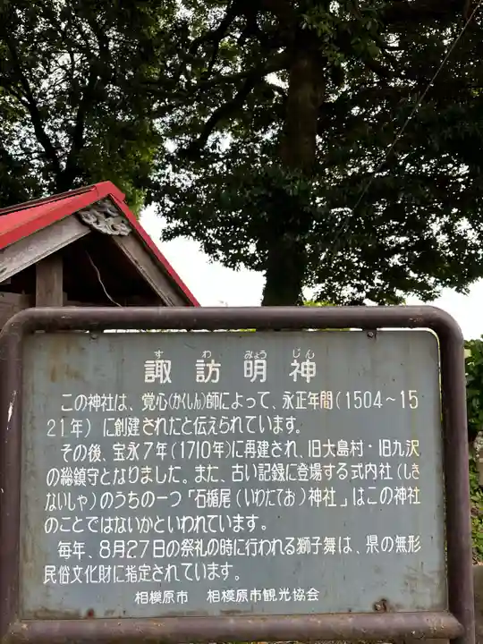 諏訪明神(神奈川県)