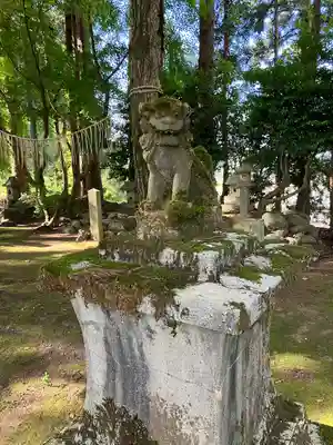 五社宮の狛犬