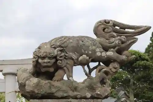 川田神社の狛犬