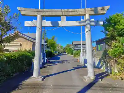 川曲神社(子生和町)の鳥居