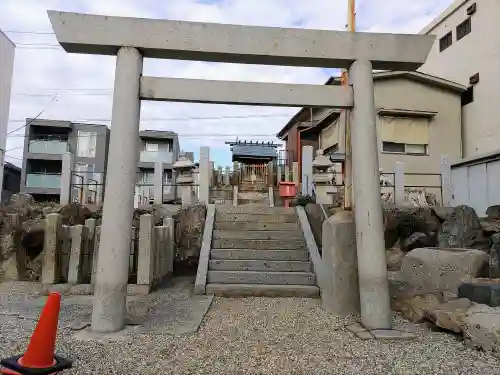 白龍神社の鳥居