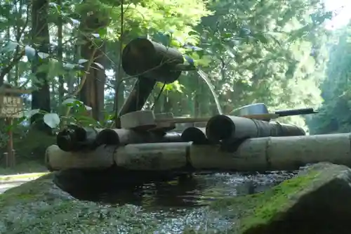 熊野本宮大社の手水舎