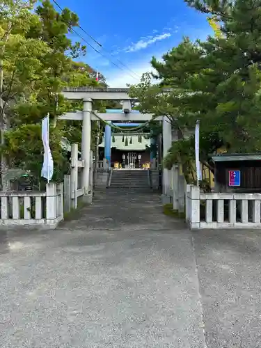 小名浜諏訪神社の鳥居