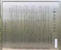 上野大佛の歴史