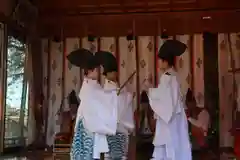 長屋神社の神楽