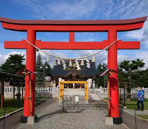 美瑛神社の鳥居