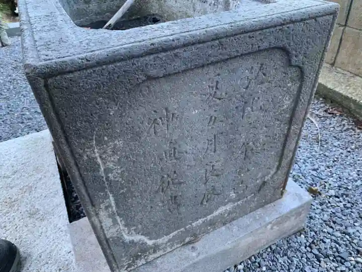 諏訪神社の手水舎