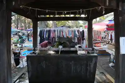 法華経寺の手水舎