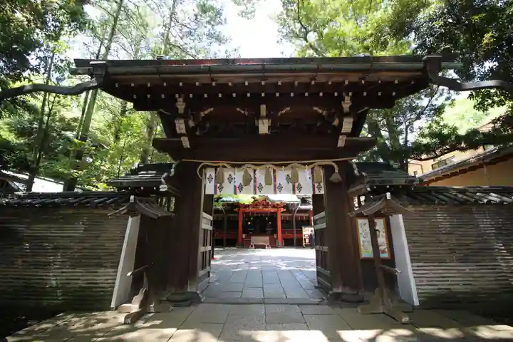 赤坂氷川神社の山門・神門