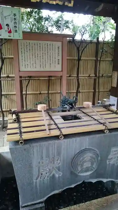 池尻稲荷神社の手水舎