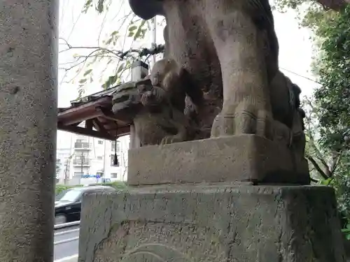 雉子神社の狛犬
