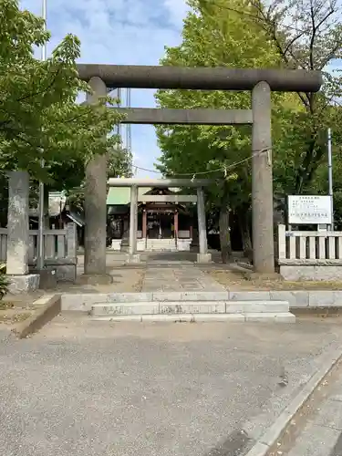 上小松天祖神社の鳥居