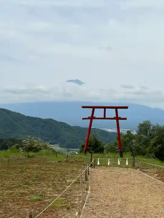 河口浅間神社の鳥居