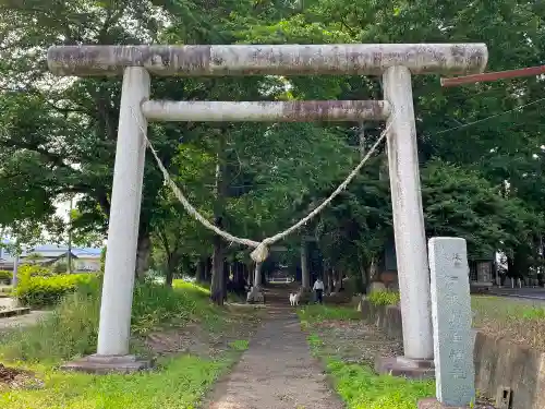 阿波山上神社の鳥居