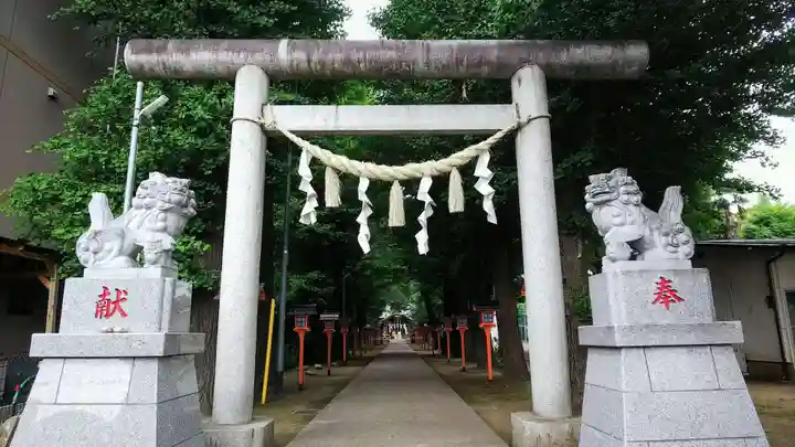 武蔵野神社の鳥居