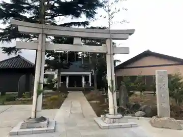 西熊野神社の鳥居
