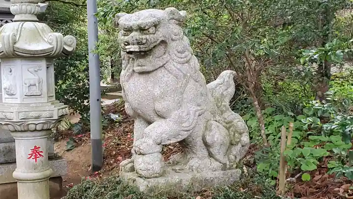 雷神社の狛犬