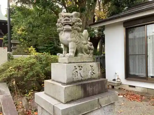 野庭神明社の狛犬