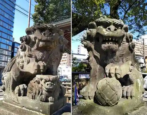 阿邪訶根神社の狛犬