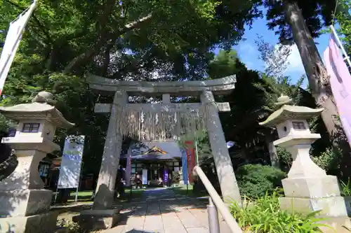 鏡石鹿嶋神社の鳥居