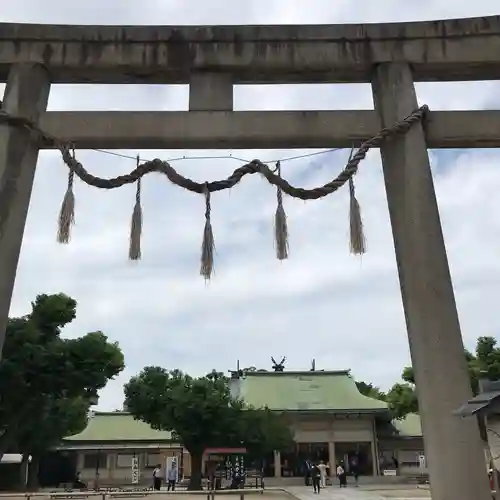 難波大社　生國魂神社の鳥居