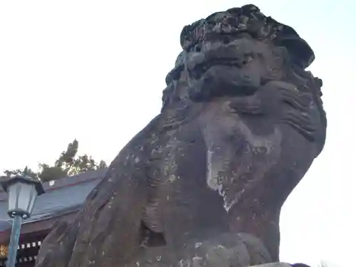 健田須賀神社の狛犬