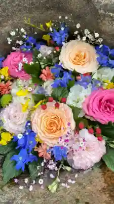 岡部春日神社～👹鬼門よけの🌺花咲く🌺やしろ～(福島県)