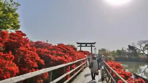 長岡天満宮の庭園