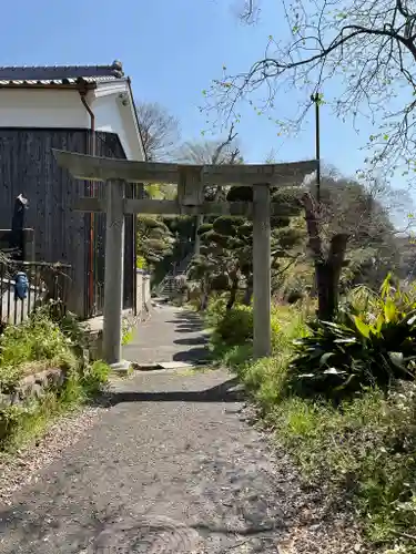 北向八幡神社の鳥居