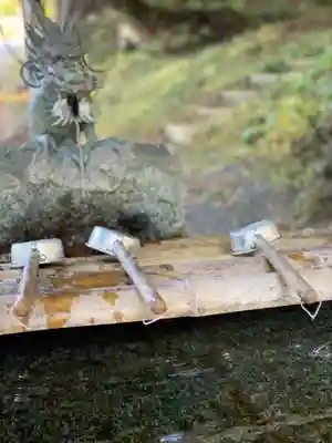 河口浅間神社の手水舎