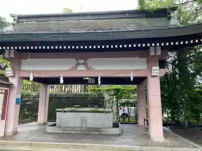 照國神社の手水舎