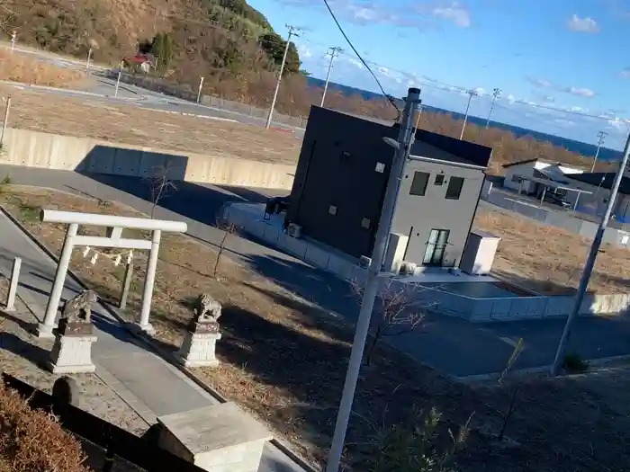 薄井神社の鳥居