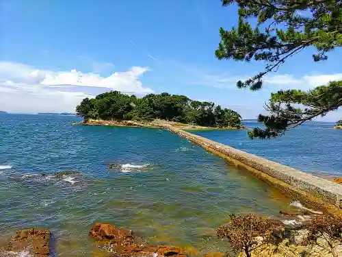 筒島弁財天の景色