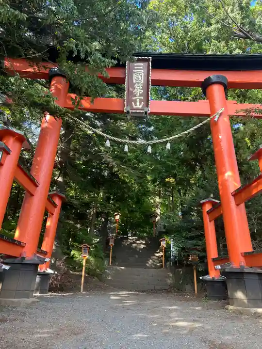 新倉富士浅間神社の鳥居