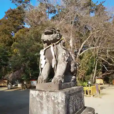 水戸八幡宮の狛犬
