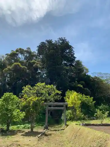 中谷神社の鳥居