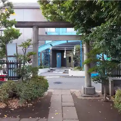 下石神井御嶽神社の鳥居