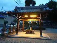 白山神社の手水