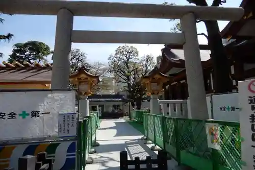 蒲田八幡神社の鳥居